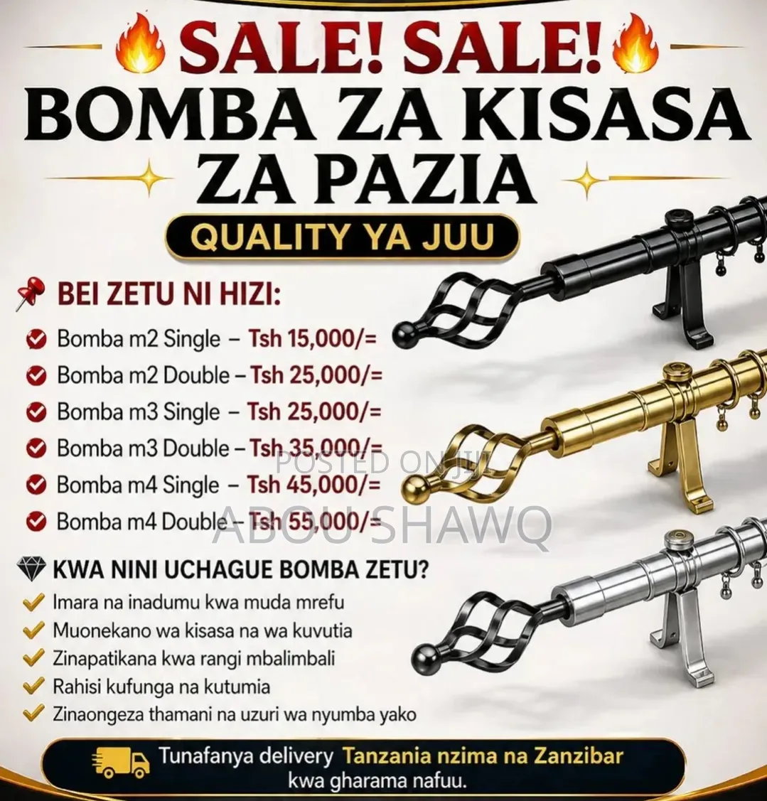 Bomba Za Kisasa Za Pazia