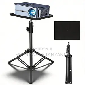 Adjustable Projector Stand With Tripod Base, Height Adjustable