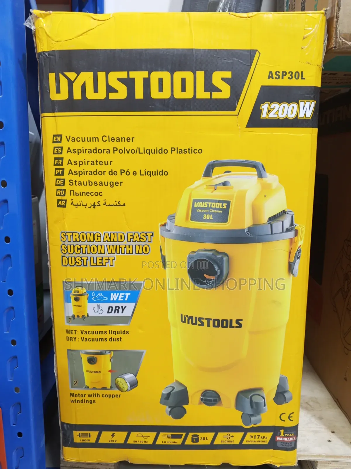 UYUSTOOLS Vaccum Cleaner 30L