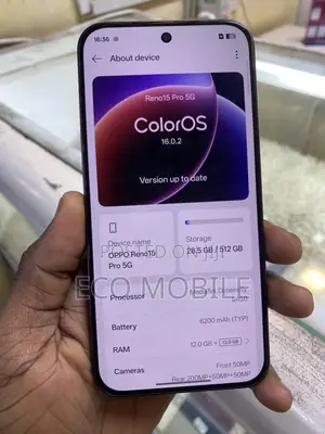 Oppo Reno15 Pro 5G 512 GB Black