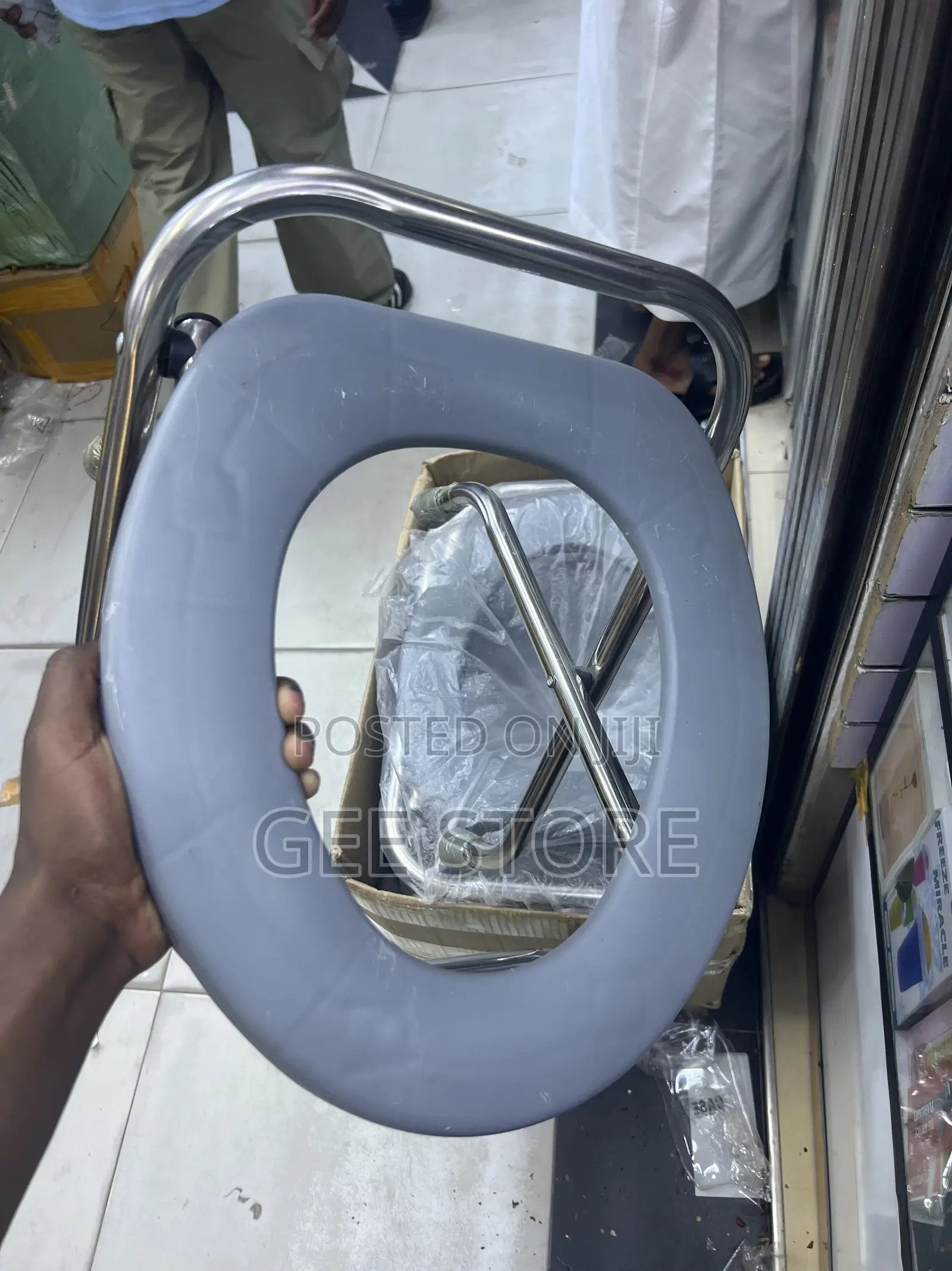 Portable Foldable Commode Chair
