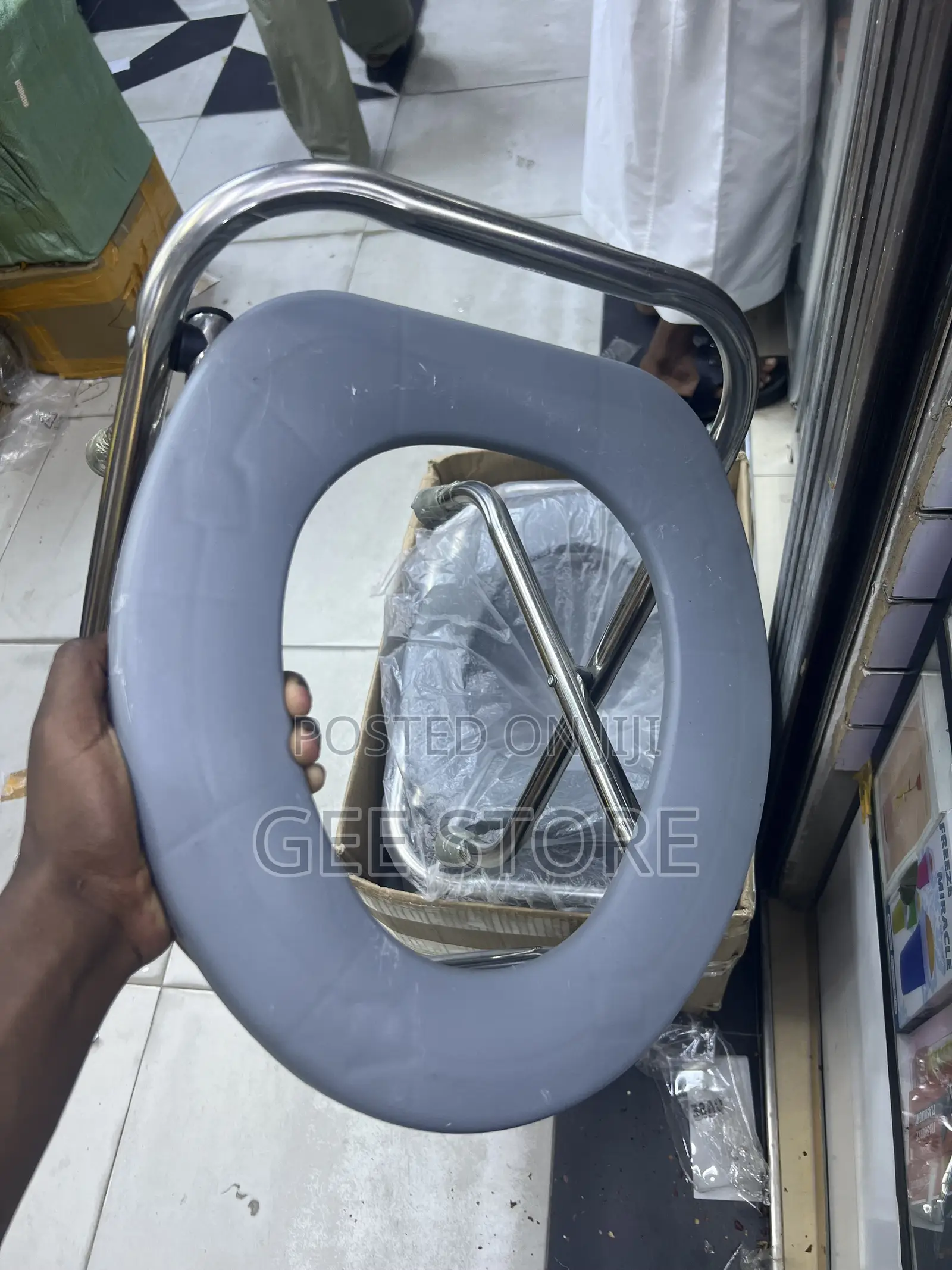 Portable Foldable Commode Chair