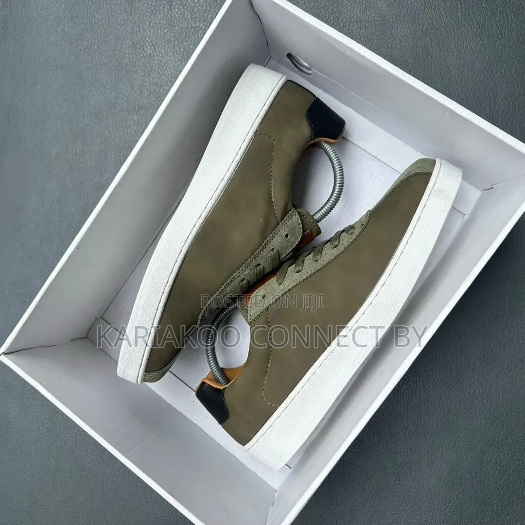 Men's Premium Nubuck Leather Minimalist Casual Sneakers Collection