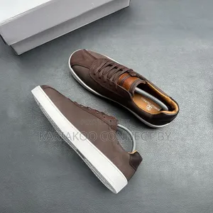 Men's Premium Nubuck Leather Minimalist Casual Sneakers Collection