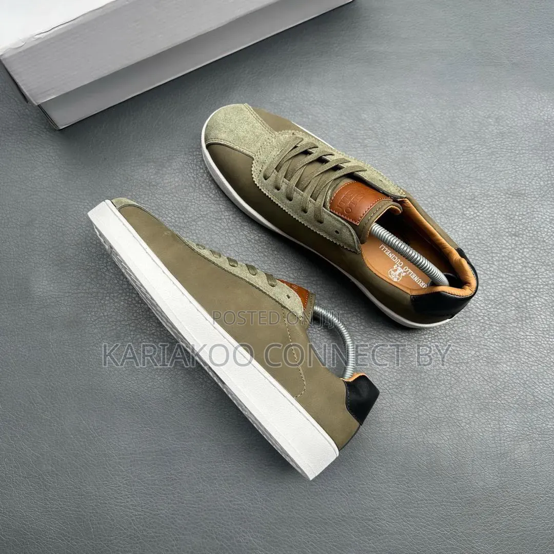 Men's Premium Nubuck Leather Minimalist Casual Sneakers Collection