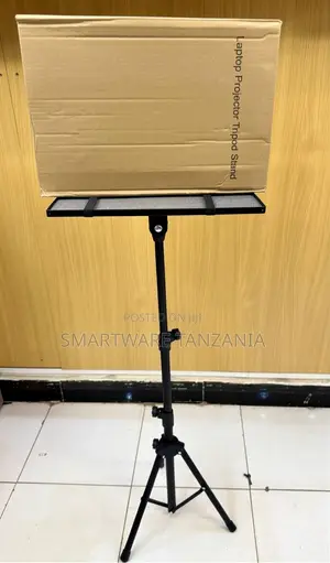 Laptop Projector Tripod Stand With Adjustable Height and Sturdy Base
