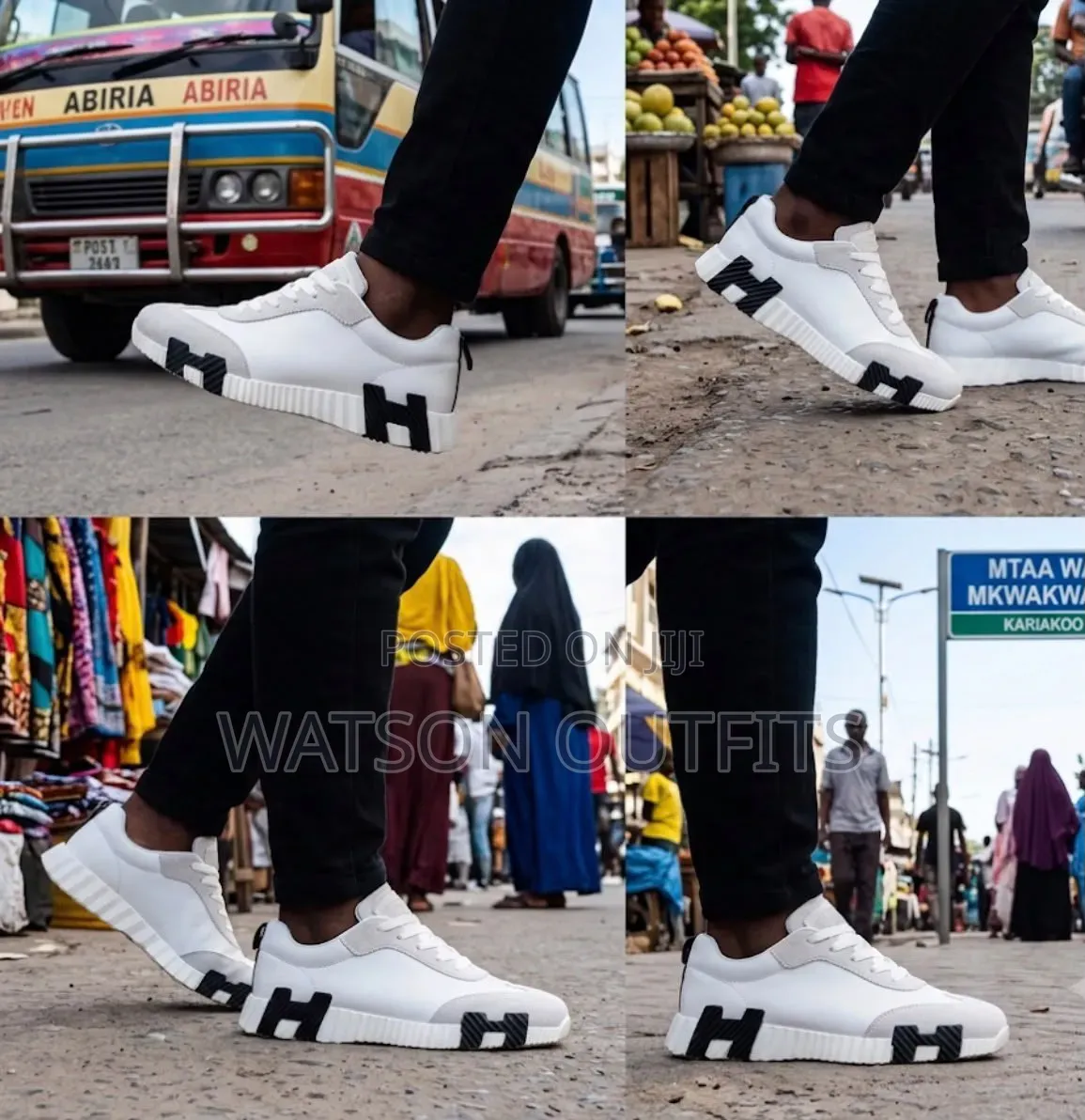 Men's Leather Sneakers Hermes Brand or Raba Za Hermes