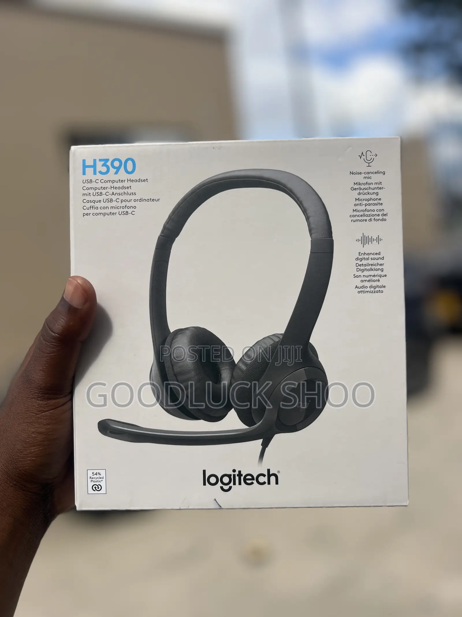 Logitech H390 - Wired USB Stereo Headset With Mic