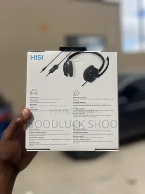 Logitech H151 - Wired Stereo Headset With Mic, 3.5mm Jack