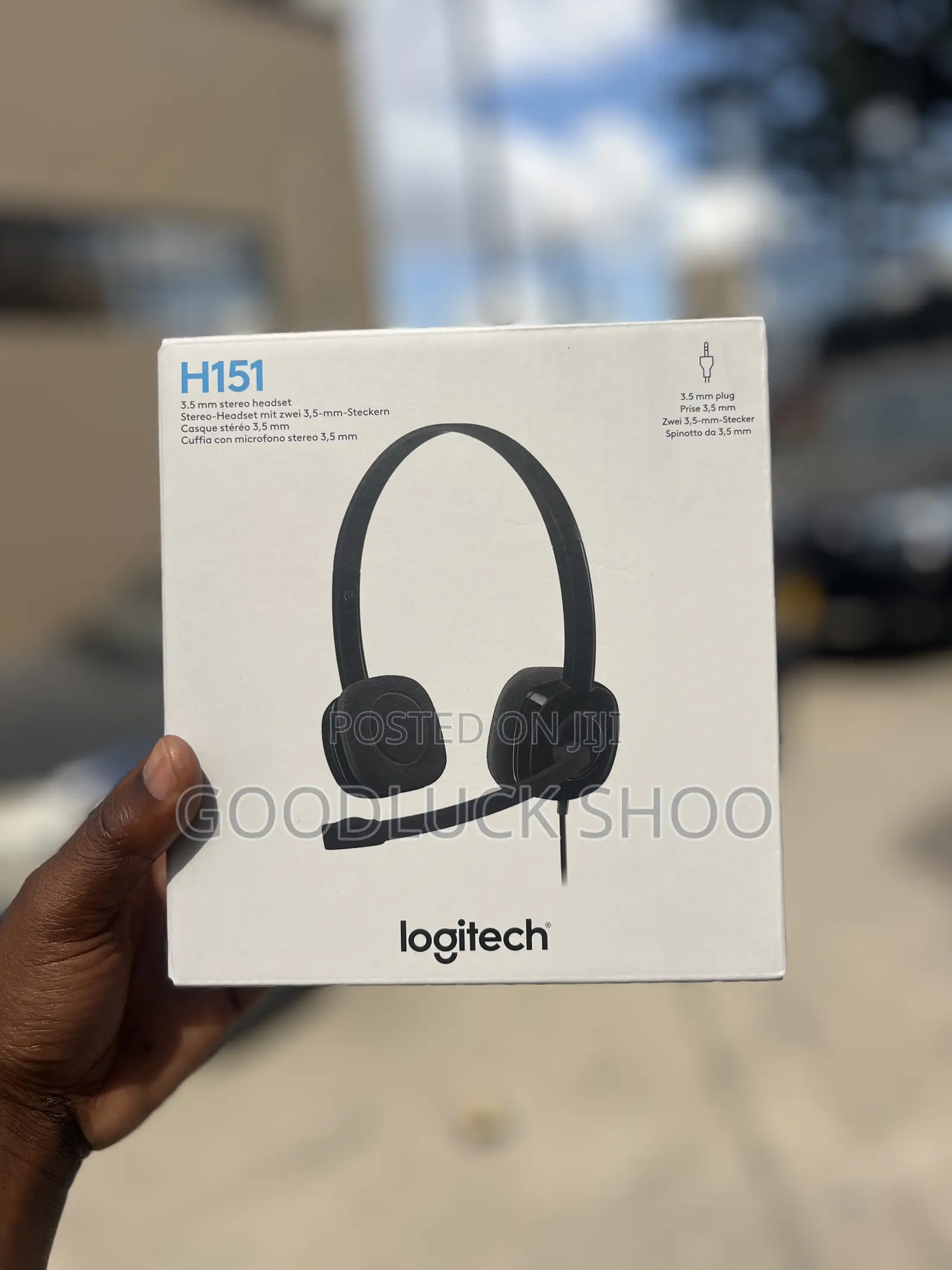 Logitech H151 - Wired Stereo Headset With Mic, 3.5mm Jack