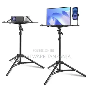 Adjustable Projector Stand With Tripod Base, Height Adjustable