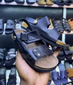 Kids Double Strap Cork Shoes