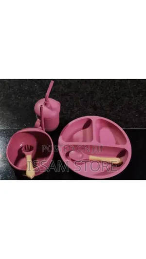 #8 Pieces Kids Silicone Tableware Set