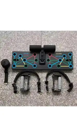 Pushup Board With Resistance Bands