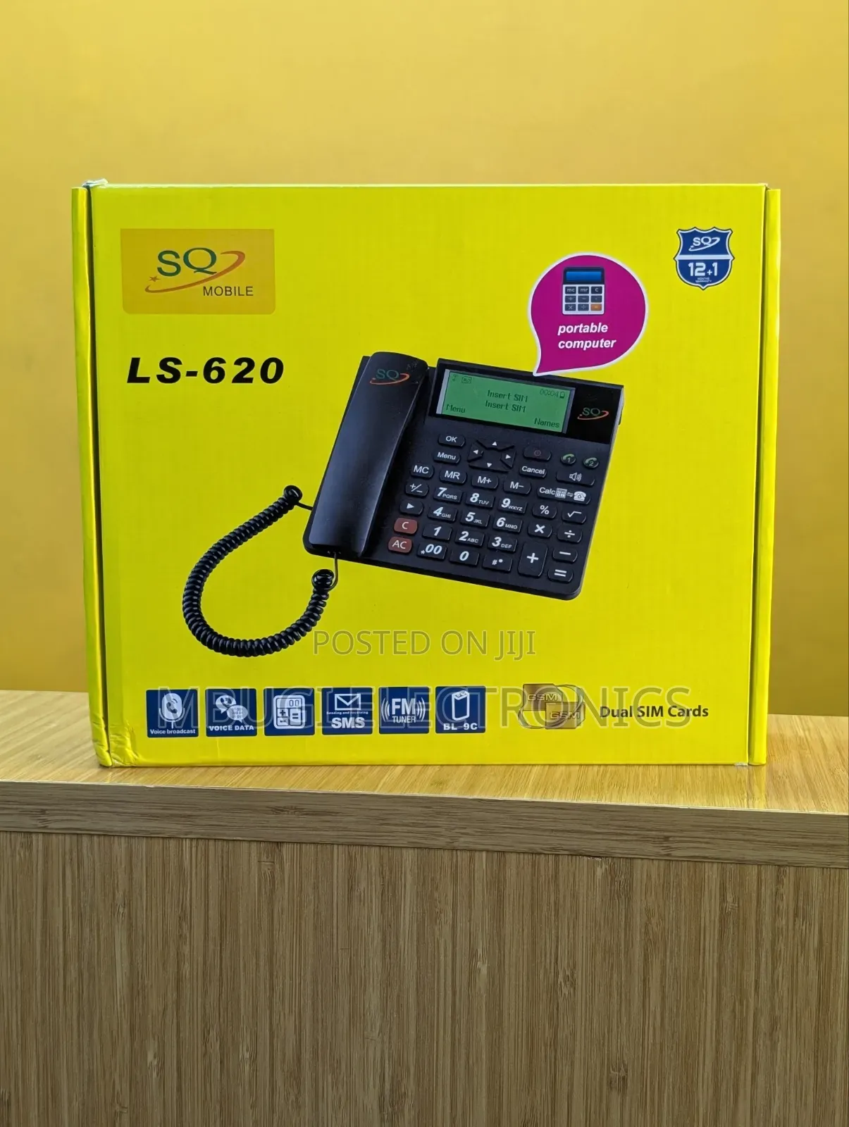 Desktop Mobile Phone With Business Calculator Mode