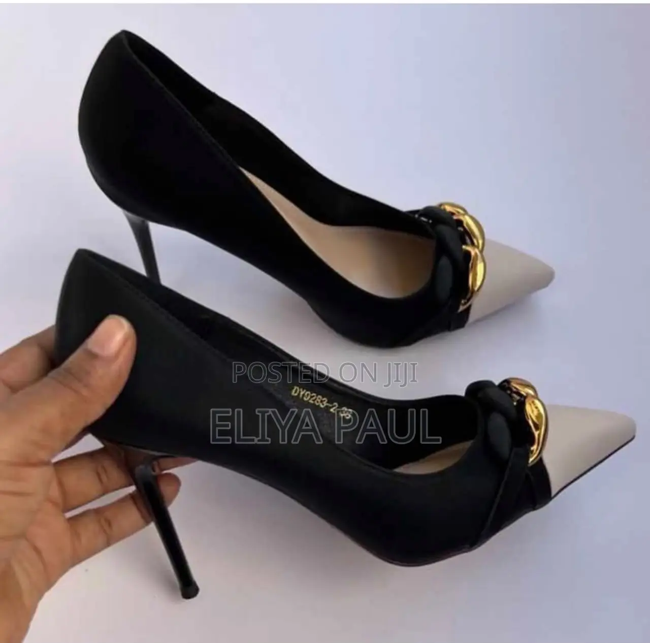 Heel With Gold Chain