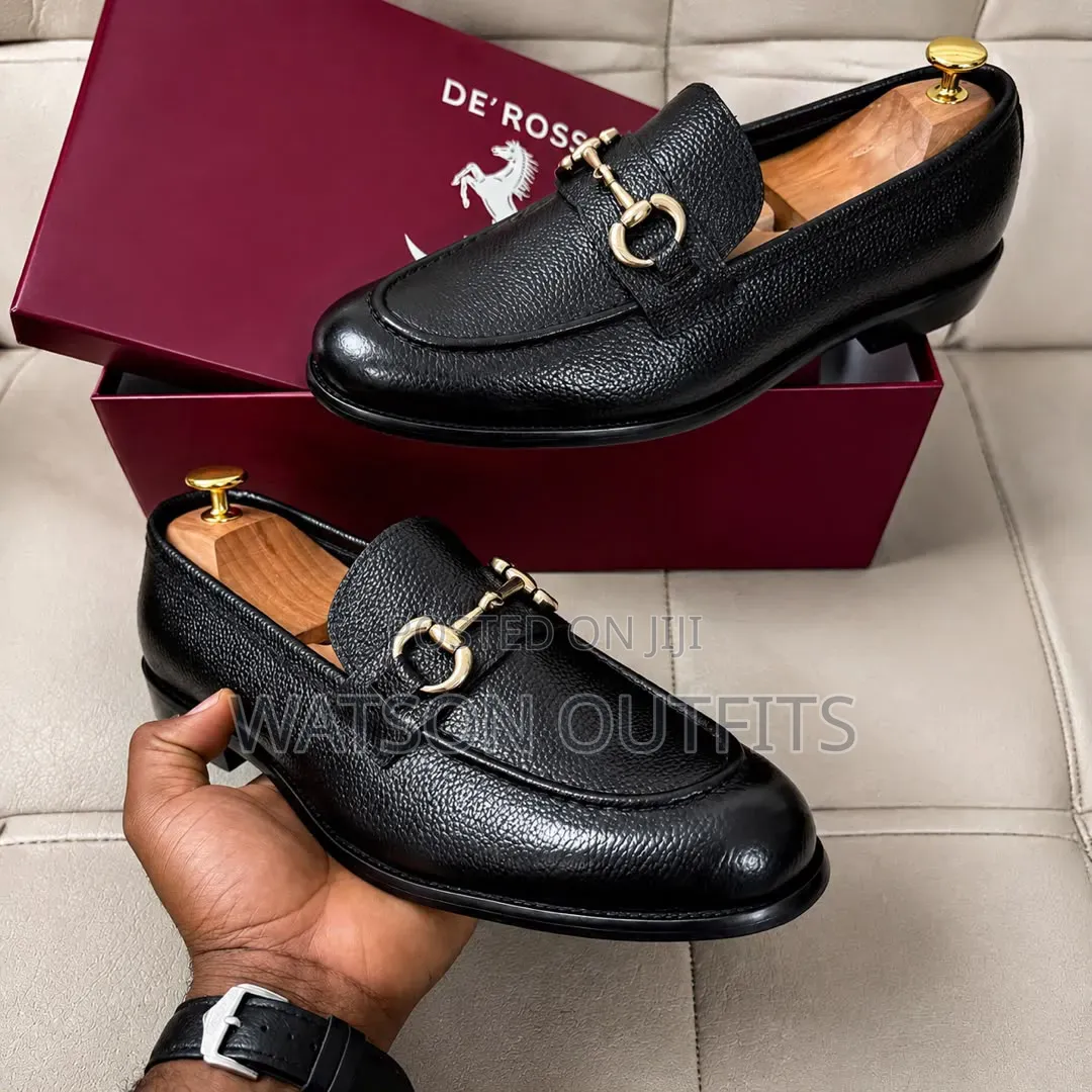 1 Colour De'Rossi Brand Italy Made Men's Leather Loafers or Shoes