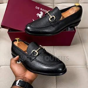 1 Colour De'Rossi Brand Italy Made Men's Leather Loafers or Shoes