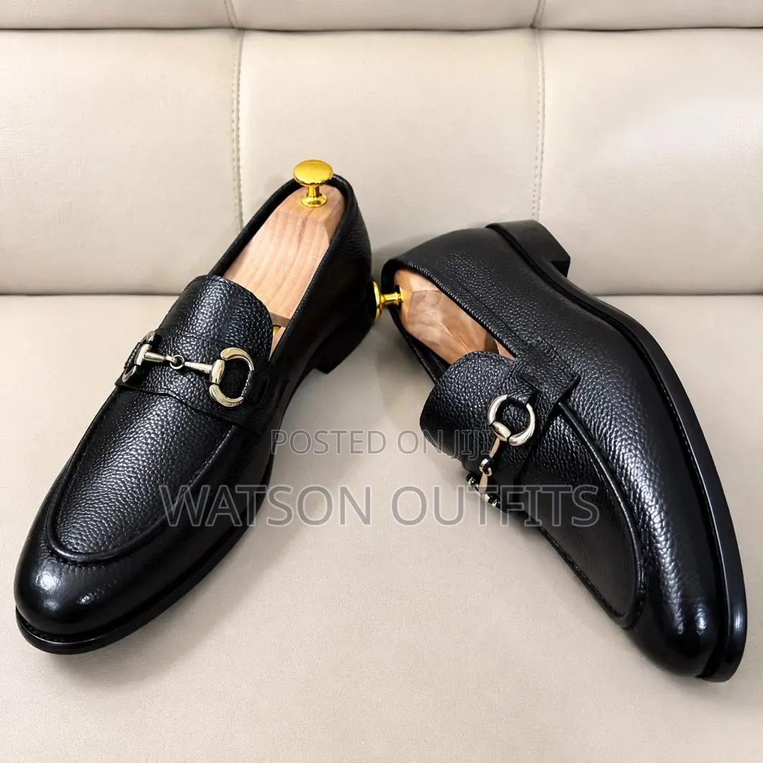 1 Colour De'Rossi Brand Italy Made Men's Leather Loafers or Shoes