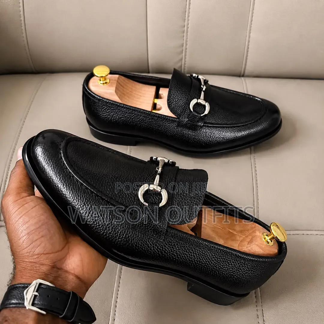 1 Colour De'Rossi Brand Italy Made Men's Leather Loafers or Shoes
