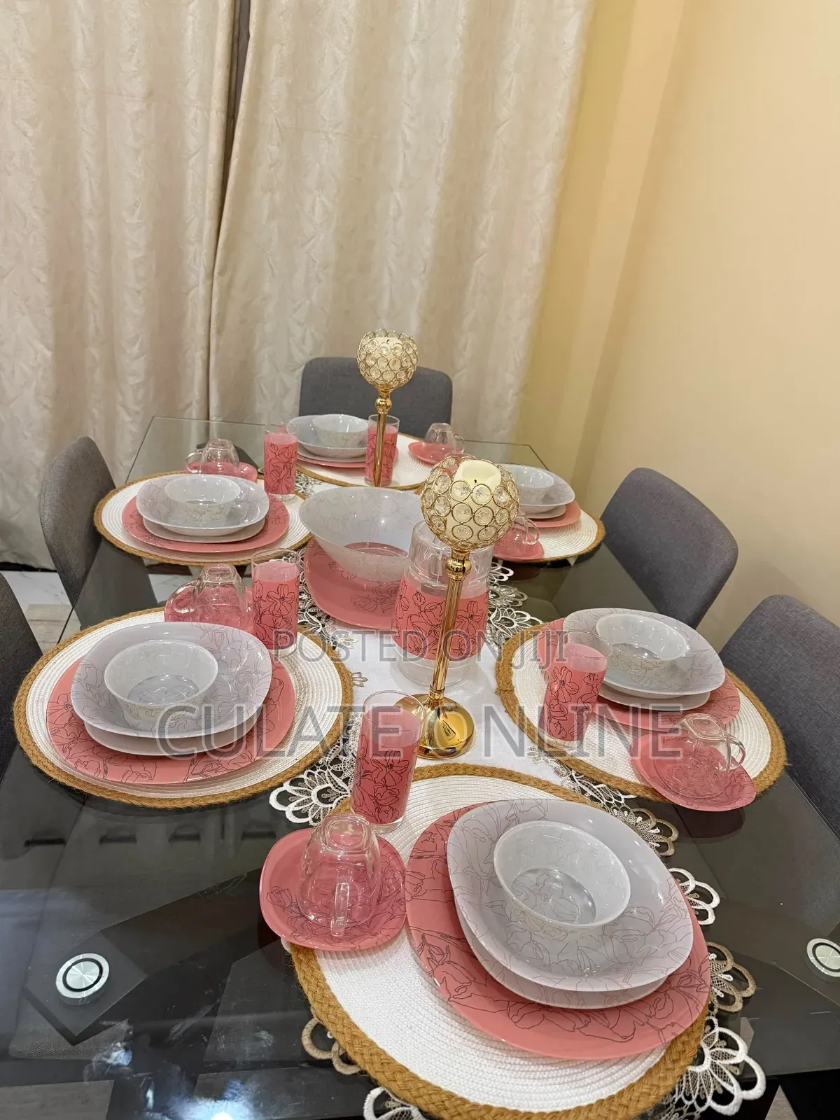 46pcs Luminarc Dinner Set