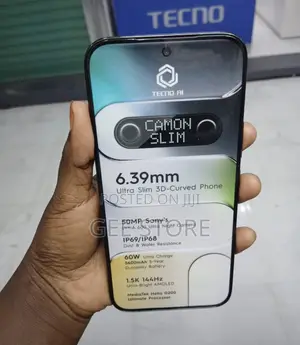 New Tecno Camon Slim 256 GB Black