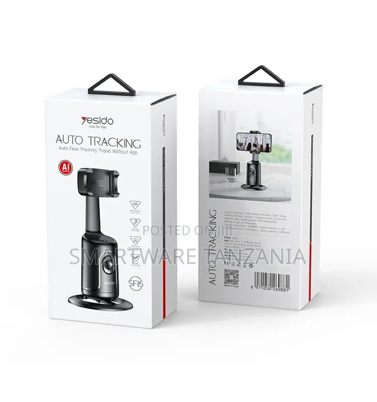 Yesido Auto Tracking Tripod With AI Face Tracking, No App Required