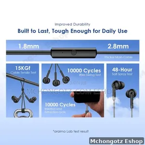Oraimo Superior Deep Bass in-Ear Earphones