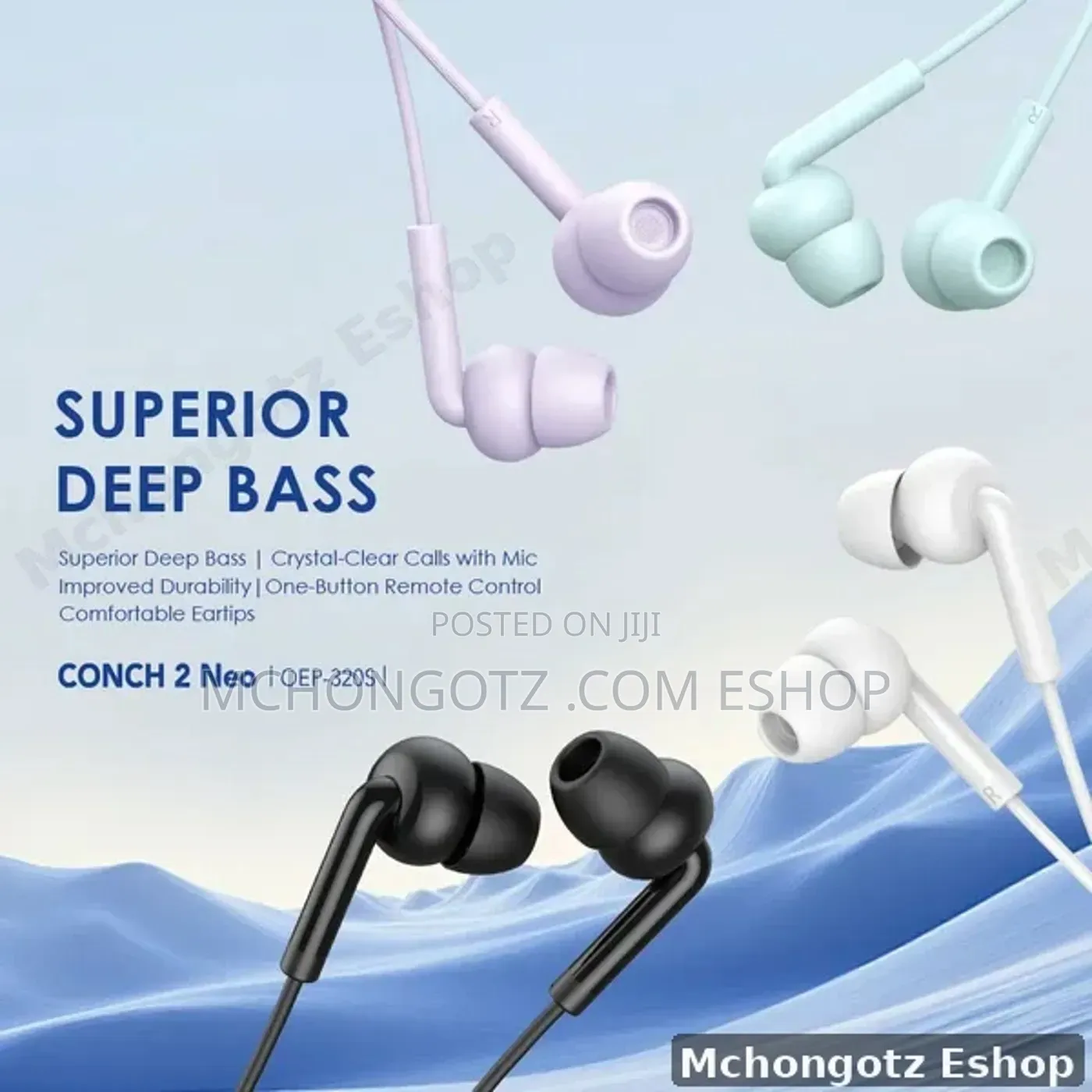 Oraimo Superior Deep Bass in-Ear Earphones