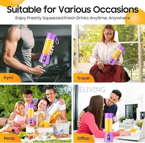 Portable and Rechargeable Battery Juice Blender