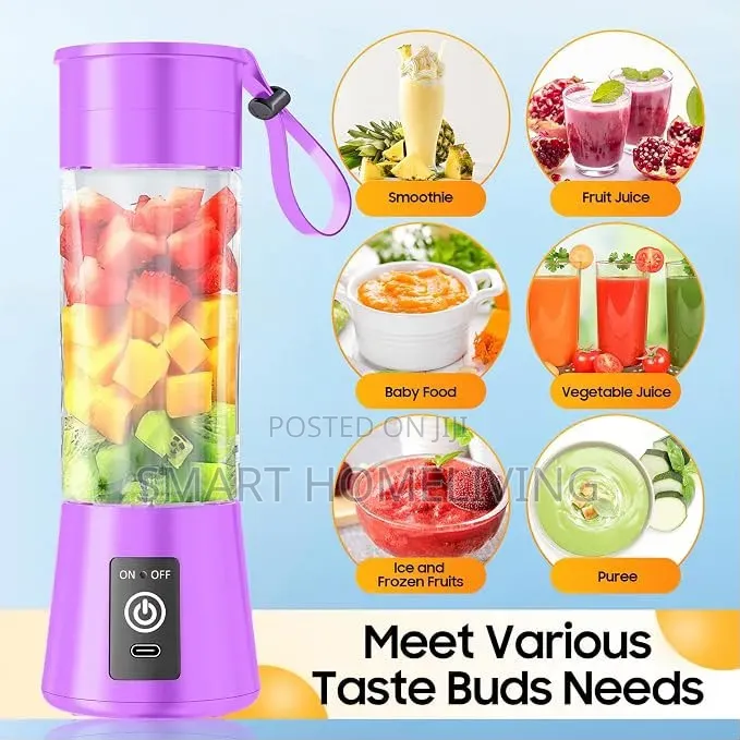 Portable and Rechargeable Battery Juice Blender