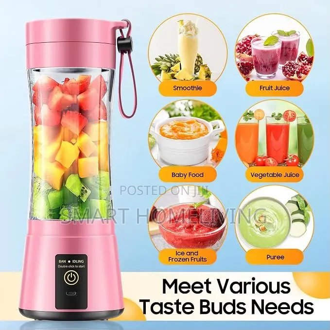 Portable and Rechargeable Battery Juice Blender