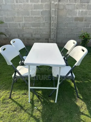 Meza Na Kiti Viti Vya Garden