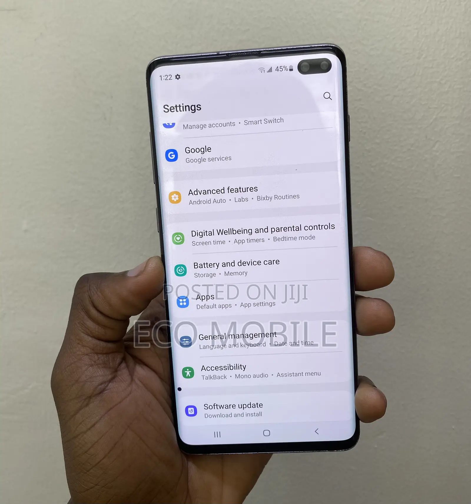 Samsung Galaxy S10 Plus 128 GB Black