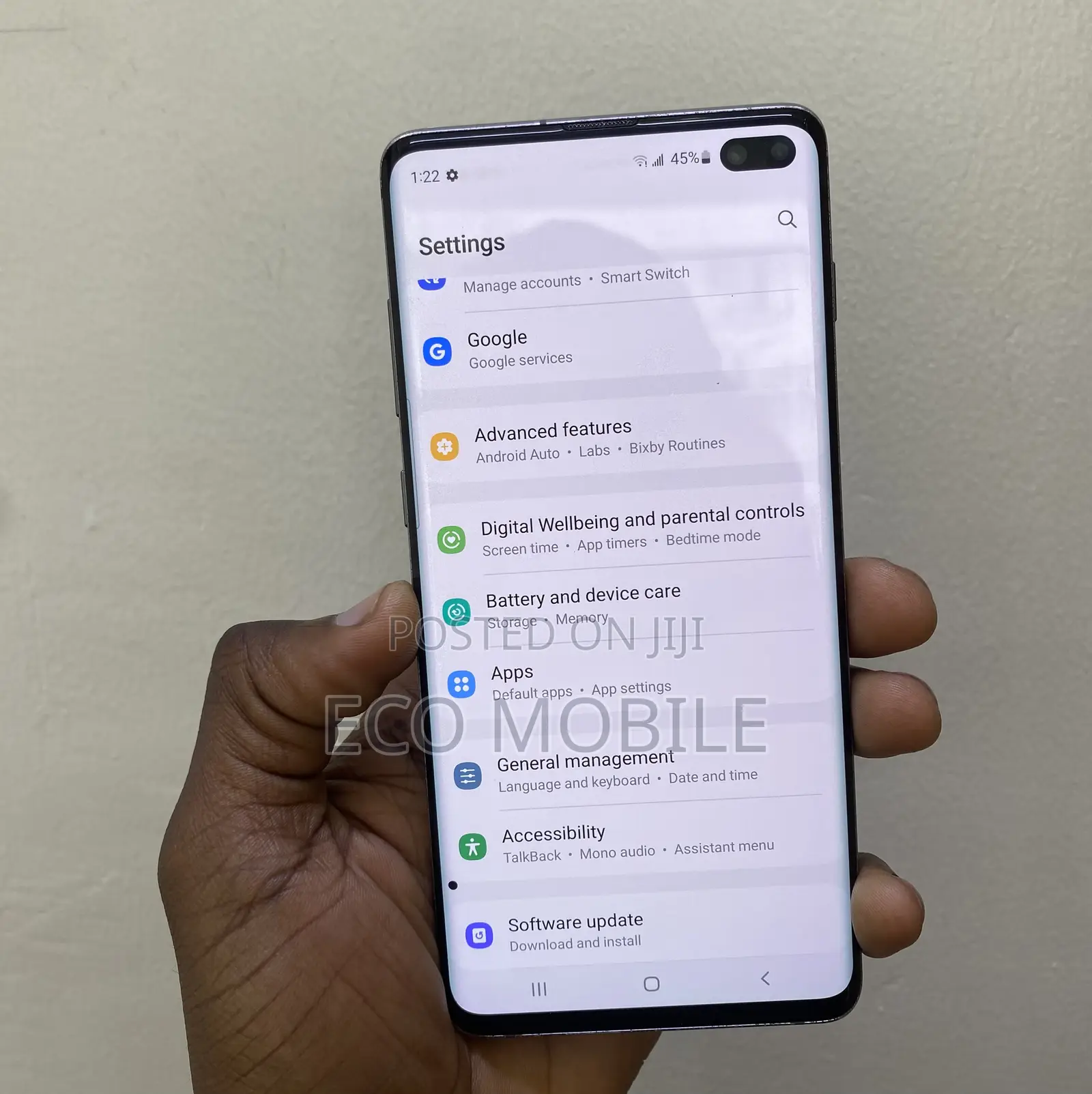Samsung Galaxy S10 Plus 128 GB Black