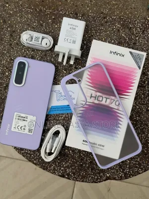 New Infinix Hot 70 128 GB Purple