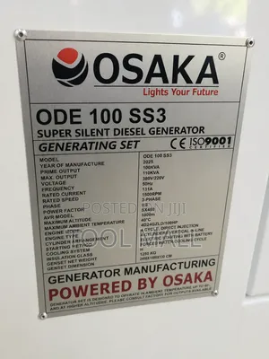 Osaka Generator Ode100ss3