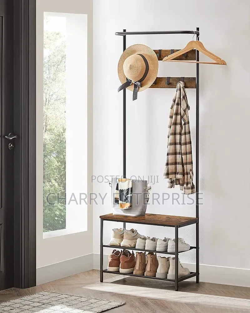 Multifunction Clothes and Shoe Rack