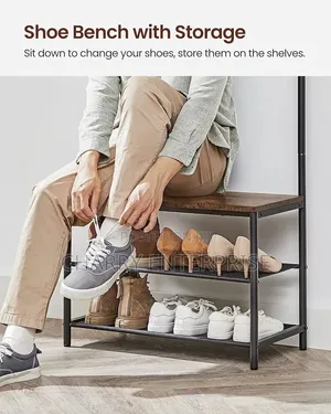 Multifunction Clothes and Shoe Rack