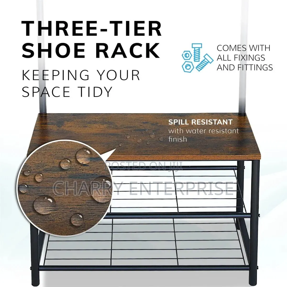Multifunction Clothes and Shoe Rack