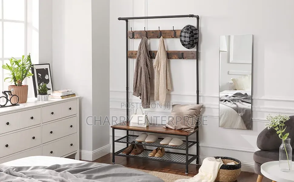 Multifunction Clothes and Shoe Rack