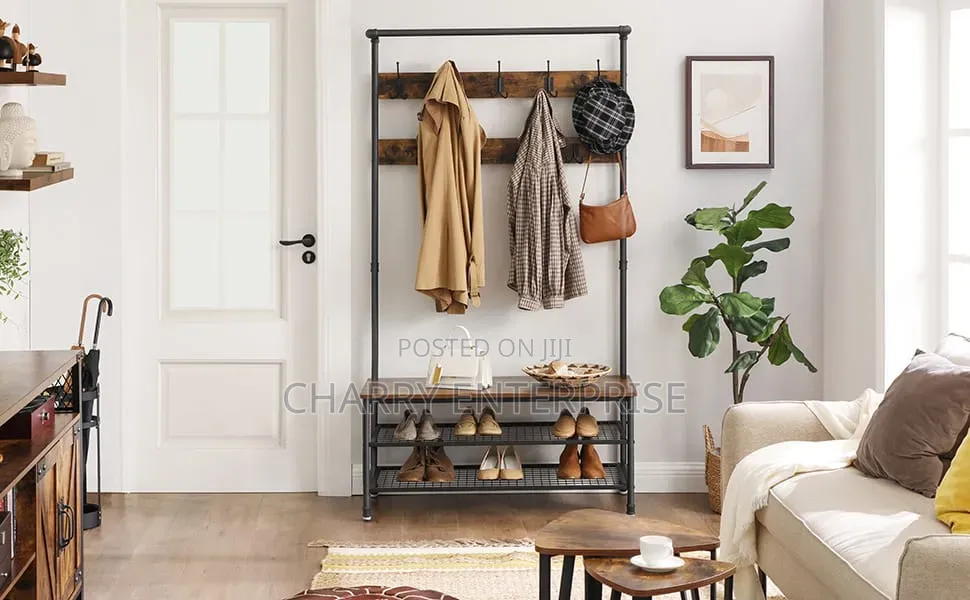 Multifunction Clothes and Shoe Rack