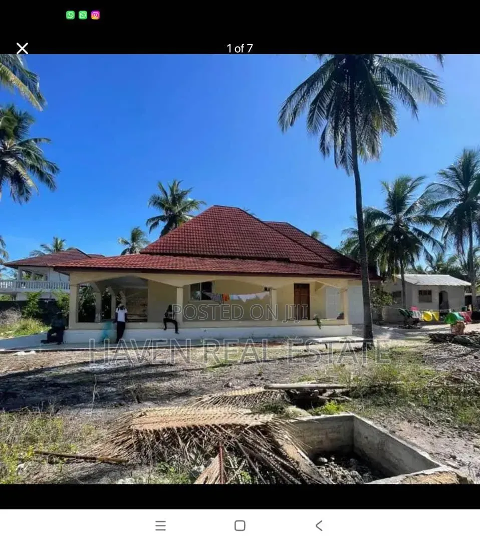 Beach Plot for Sale at Zanzibar