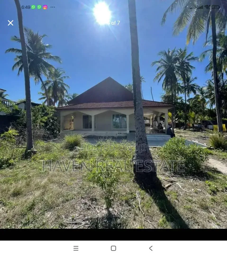 Beach Plot for Sale at Zanzibar