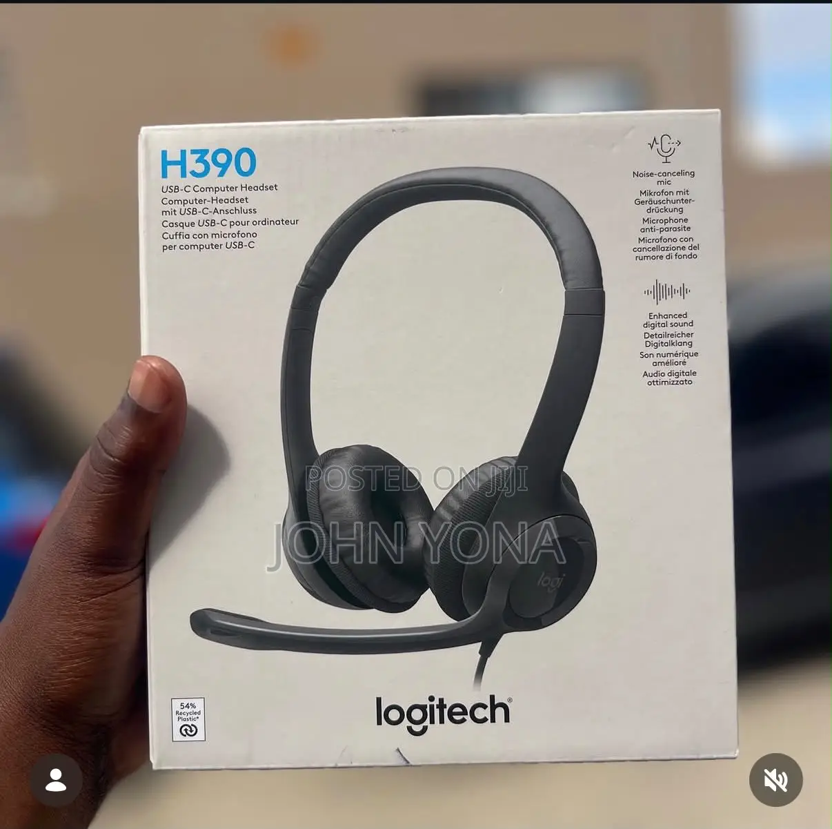 Logitech H390 Headphones USB C