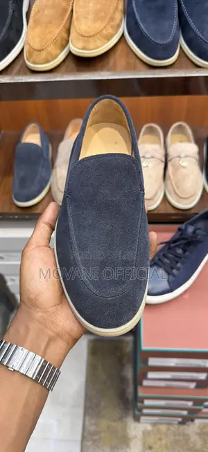 Henderson Baracco Navy Blue Falcon 1 Loafers