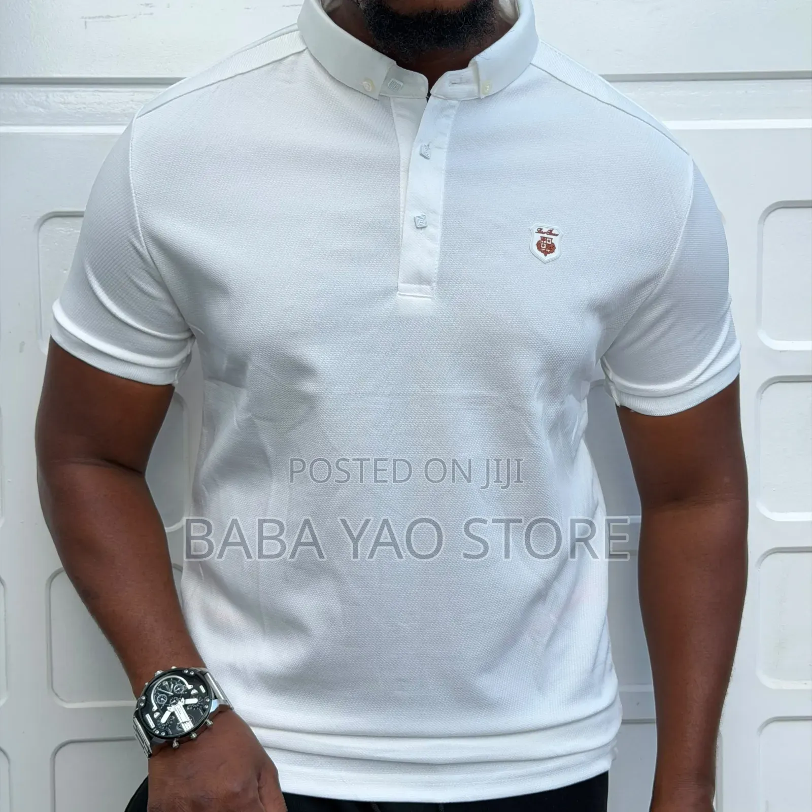 New Fashion Banding Collar Casual Short-Sleeved T-Shirts