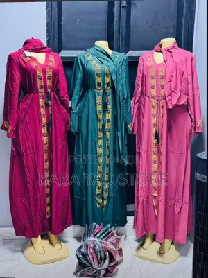 Women's Arab Style High-Grade Long-Sleeved High-Waist Dress