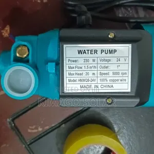 Surface Water Pump Ya Sola (DC 24V) Inasukuma Maji Mita 20