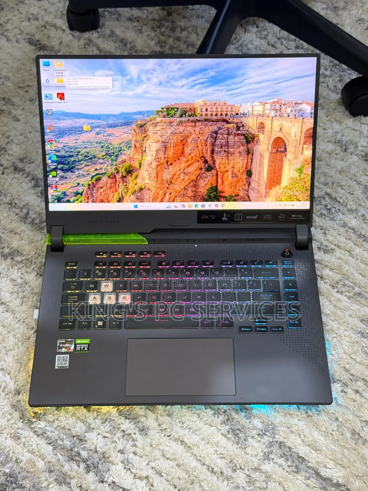 Laptop Asus ROG Strix G15 G512 16GB Intel Core i7 SSD 512GB